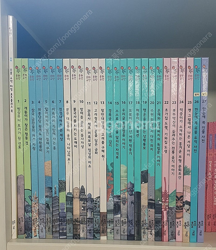 초등전집 교원 호시탐탐 문화유산 코딩 눈으로보는우리나라 통합교과 삼국유사삼국사기 세계신화--4
