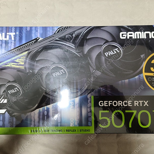 PALIT RTX 5070 Ti GAMINGPRO OC 팝니다.