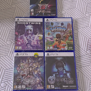 PS5 타이틀 미개봉 5종 일괄 팝니다