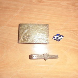 (초희귀) 1956년 연희대학교(현연세대학교)버클,은뱃지 1958년 연세대학교 대학원 은넥타이핀 팝니다