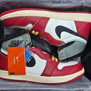 나이키 조던 1 x 유니온 레트로 하이 OG 시카고 쉐도우 280