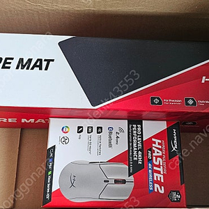 (미개봉) HyperX Pulsefire Haste 2 Pro 4K 마우스+장패드 판매