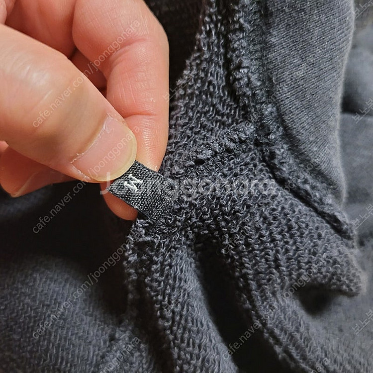 R13 알썰틴 알써틴 볼트 스컬 후드 차콜--7