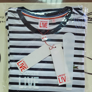 lacoste stripe t-shirts 라운드 긴팔
