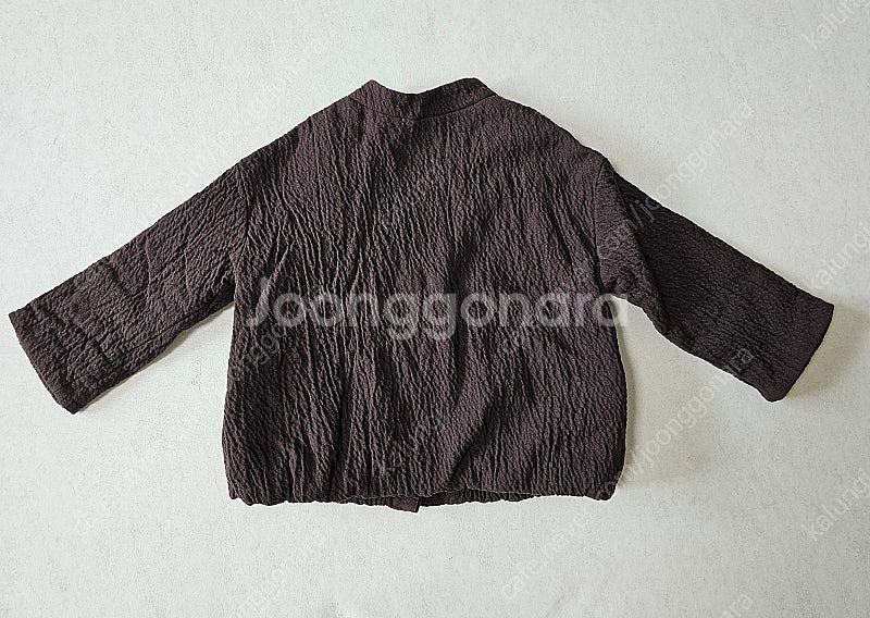 자라 키즈 timelesz 텍스처 로브 자켓--2