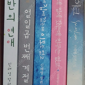 로맨스소설책 모음 - 신해영