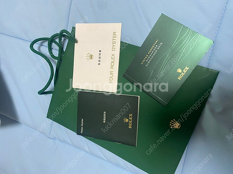 (정품) 로렉스 구형 섭마책자 및 구성품 <구형서브>--0