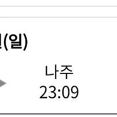 10/5수서 -나주 srt 21:00 성인2어린이1