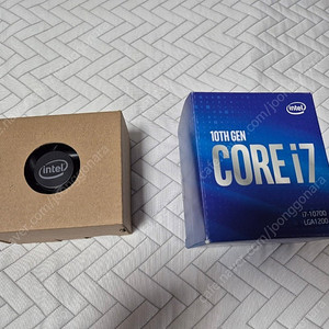 인텔 i7-10700 CPU 단품 풀박스 판매합니다
