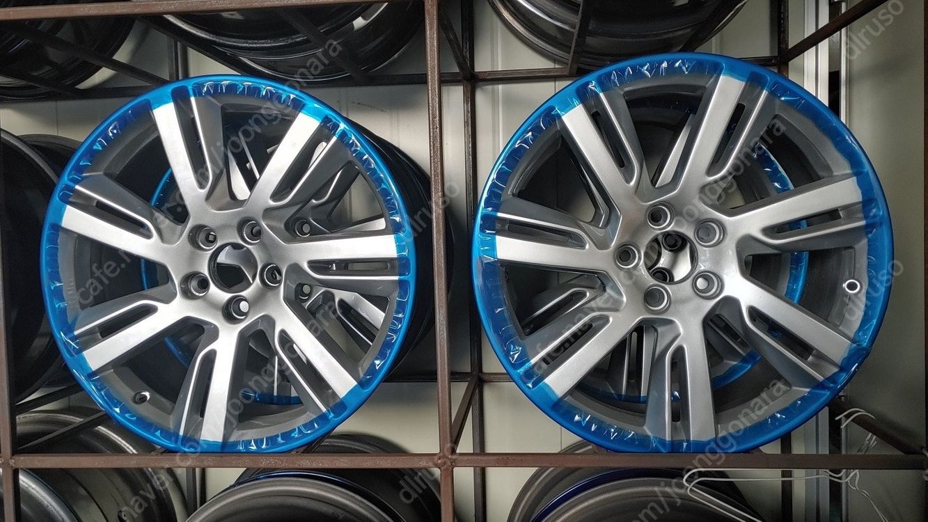 PCD108 볼보 18인치 순정휠 복원후 미사용 1대분--1