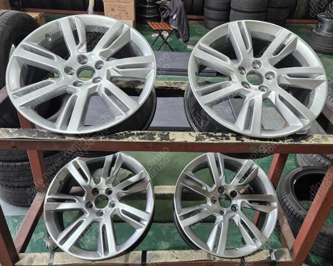 PCD108 볼보 18인치 순정휠 복원후 미사용 1대분--4