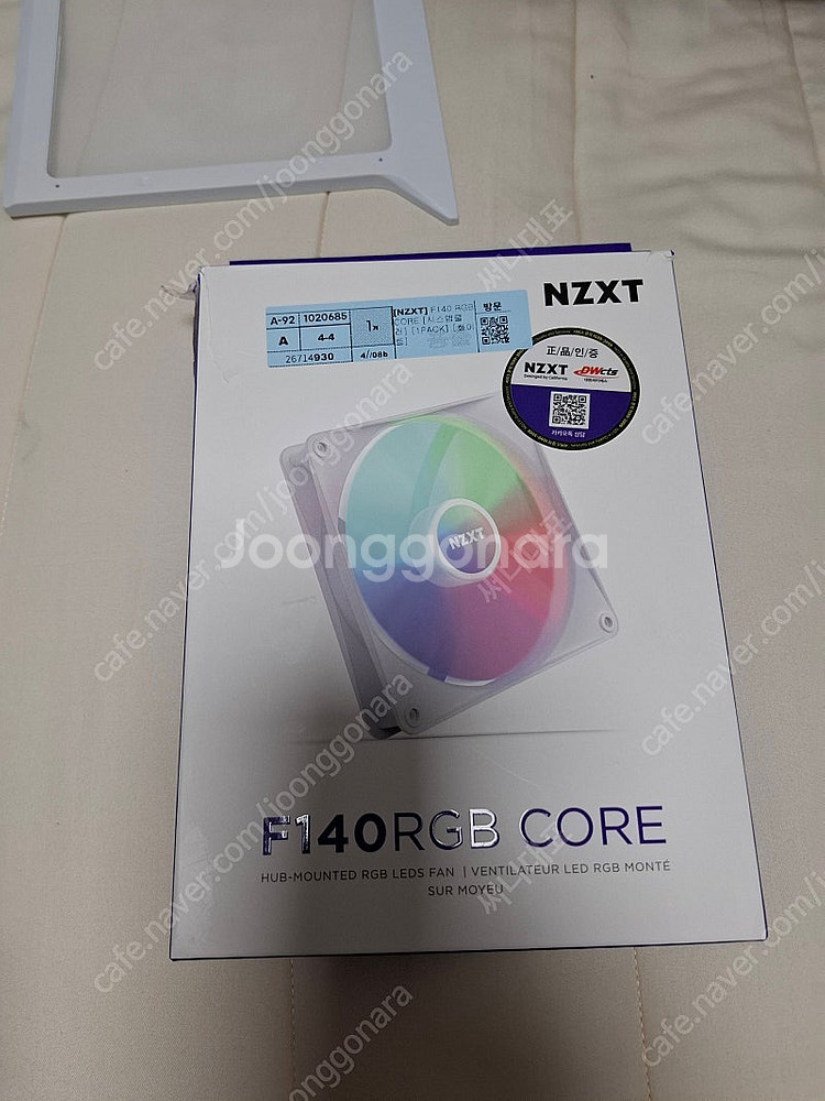 Nzxt rgb 140 core 화이트 새상품팔거나 1...--0