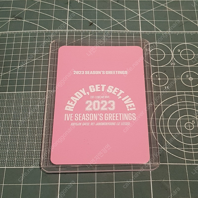 아이브 리즈 2023 시즌그리팅 특전 포카 이미지
