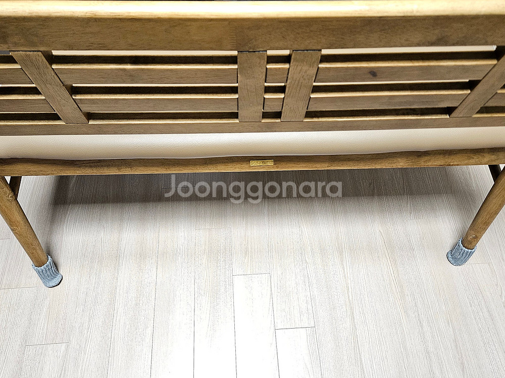 고무나무 원목 트로이 2인용 식탁 의자--4