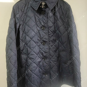 버버리 프랭크비 퀄팅 자켓 네이비 L