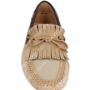 토즈 드라이빙슈즈 UK7 배색 테슬 클래식 로퍼 단화