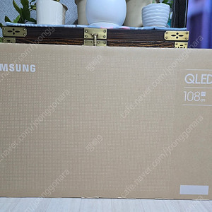 삼성 43인치 QLED 4K 스탠드형 TV KQ43QF7AAFXKR 미개봉 새상품