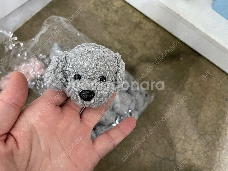 강아지얼굴봉제 푸들얼굴봉제 봉제인형 일괄 운포--3
