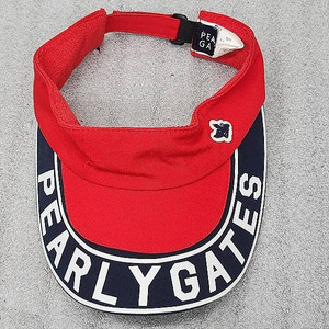 PEARLY GATES 국내정품 썬캡 레드56cm