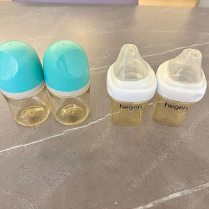 헤겐 150ml, 더블하트 160ml 젖병 2개씩 판매합니다
