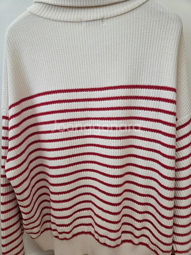 25 시스템 스트라이프 니트 가디건--4