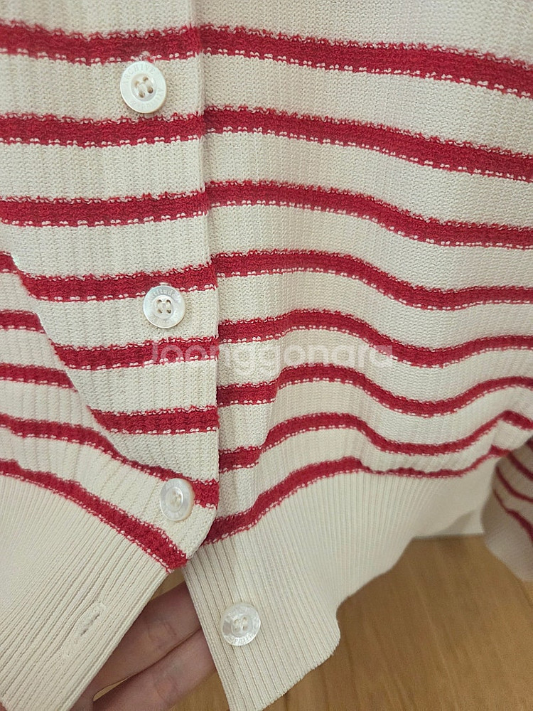 25 시스템 스트라이프 니트 가디건--7
