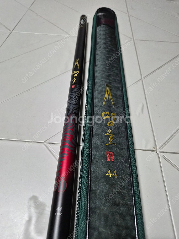 (민물고급대) 맹호 오리지날 44칸 장대 민물낚시대--2