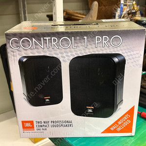 JBL CONTROL 1 PRO 스피커 블랙 1조(미개봉 새상품)