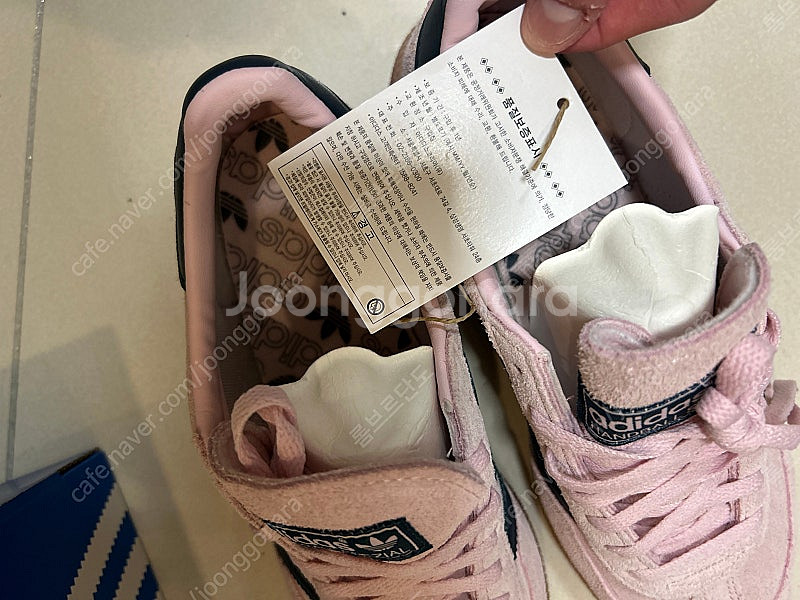 아디다스 가젤 핑크 스니커즈 운동화 저렴판매해요 245mm--1