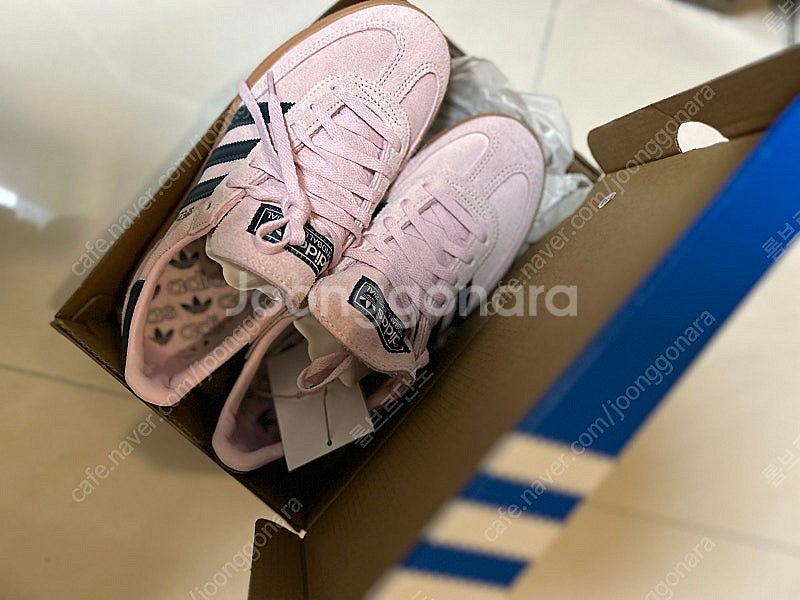 아디다스 가젤 핑크 스니커즈 운동화 저렴판매해요 245mm--4