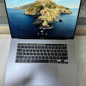 맥북프로 2019 16인치 터치바 스페이스그레이 i7 16GB 512GB SSD 앱포함