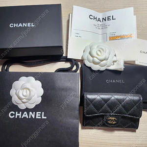 샤넬 클똑 카드지갑