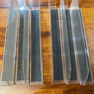 투명 아크릴가림막 창고 정리 선반 가림막 간식점 l라인 상 분할판 아크릴 자석