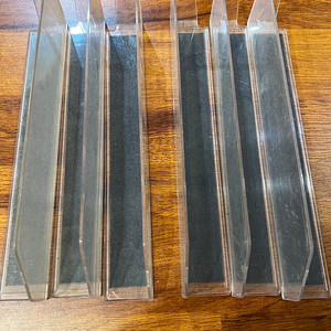 투명 아크릴가림막 창고 정리 선반 가림막 간식점 l라인 상 분할판 아크릴 자석