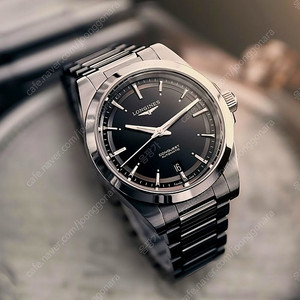 론진 콘퀘스트 38mm 블랙,검판 팝니다(신형)