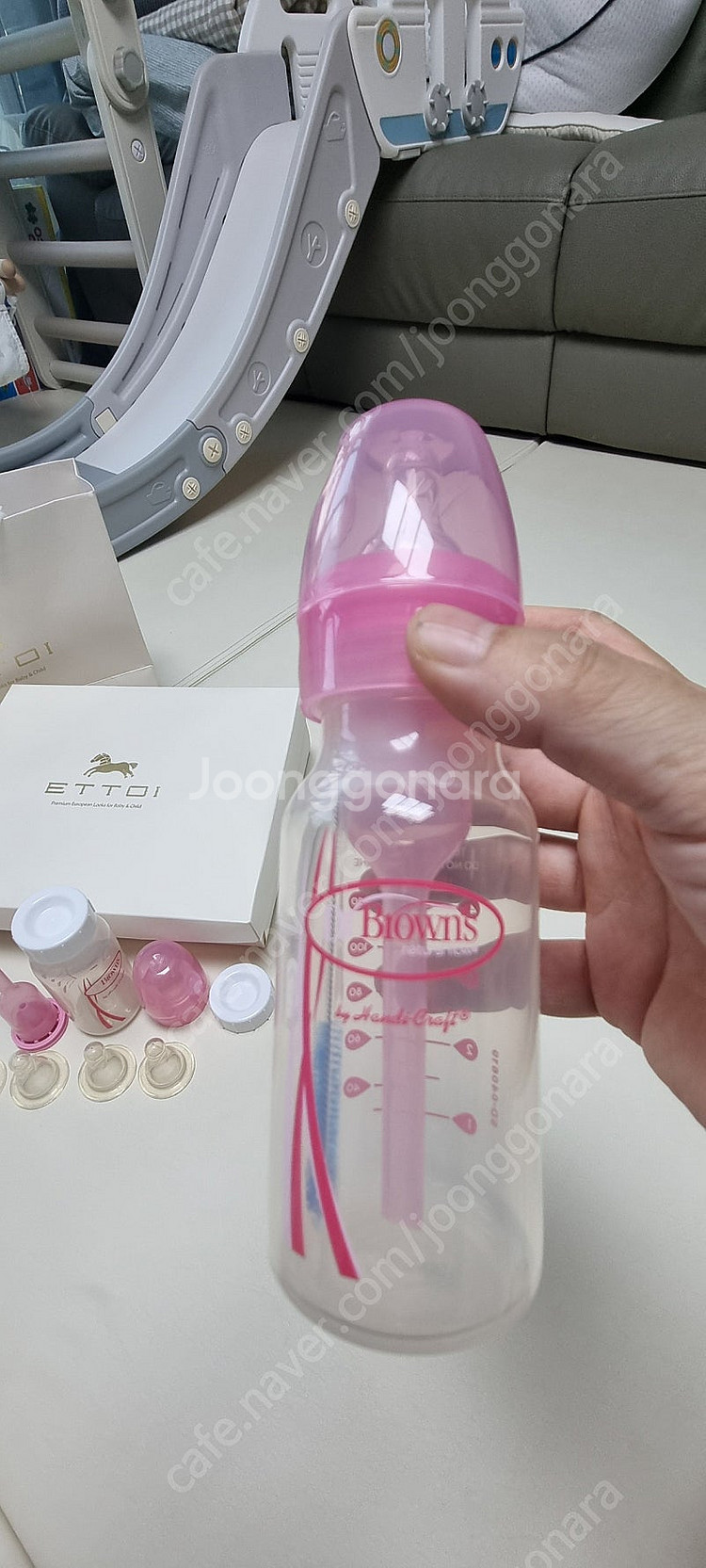 닥터브라운 젖병 선물세트 새제품 팝니다--2