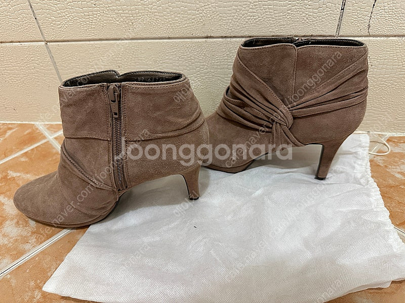 일본 백화점 구매 스웨이드 앵글부츠 240 (245)--2