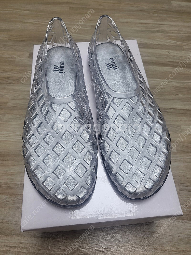 바이미나 젤리 플랫 글리터(투명) 250사이즈--0