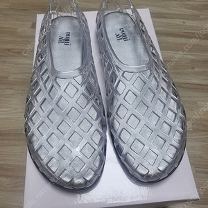 바이미나 젤리 플랫 글리터(투명) 250사이즈