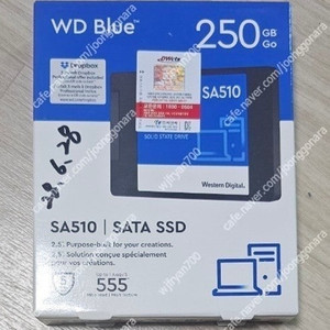 [미개봉 새제품] WD BLUE 250GB SSD / SA510