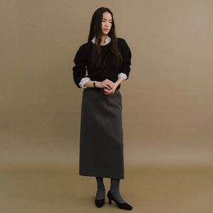 호와스 블레어 펜슬 스커트 차콜 BLAIR PENCIL SKIRT (새상품)