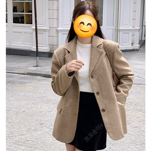 원로그 치즈 라운드 니트 아이보리 팝니다