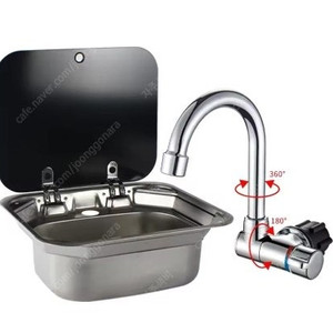 캠핑카용 싱크대와 모터 팝니다. (도메틱 스타일, 씨플로모터)