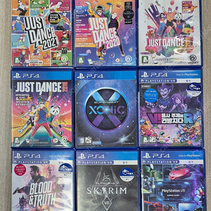 ps4,5 저스트댄스 2021 2020 2019 슈퍼비트소닉 용사주제에건방지다VR 브러드앤트루스 스카이림 플레이스테이션VR 데모디스크