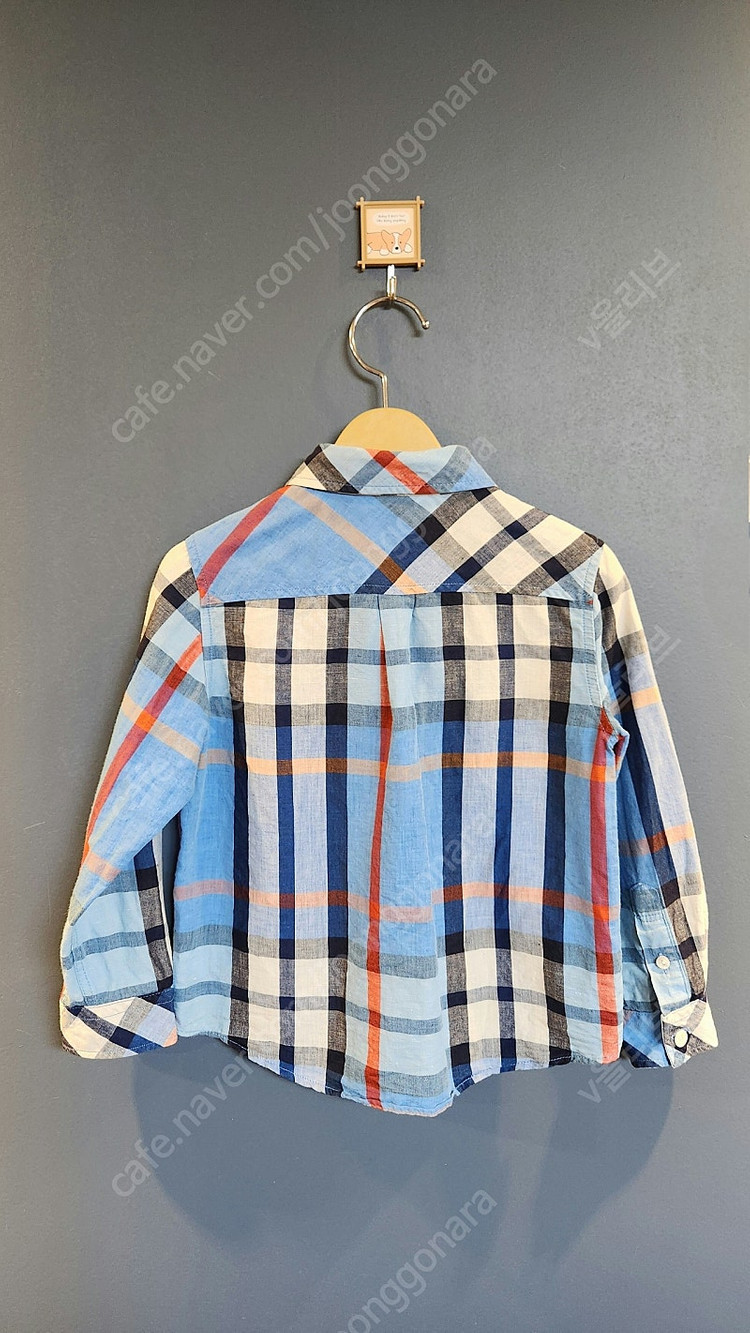 닥스 키즈 클래식 체크 셔츠 남방 110 / 5Y--5