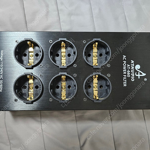 ATAUDIO AT-660 오디오 멀티탭 6구 팝니다