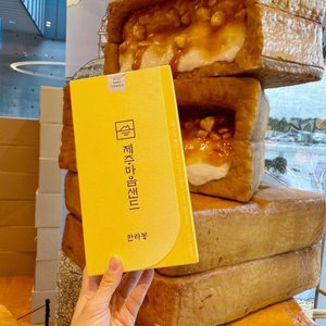 제주 마음샌드 (땅콩맛3 +한라봉1 +배송비포함 +당일구매)