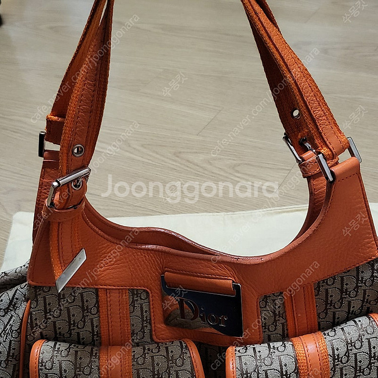 디올 dior 디오리시모 숄더백 자가드 가방 오렌지 정...--3