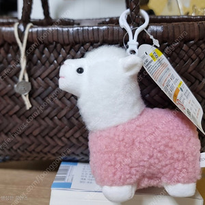 다이소 라마 알파카 인형 키링