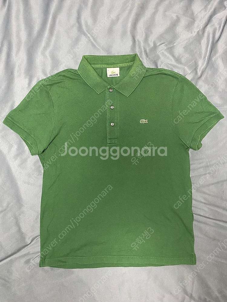 남성 라코스테 5사이즈 다크그린 PK 카라 폴로 반팔 ...--0